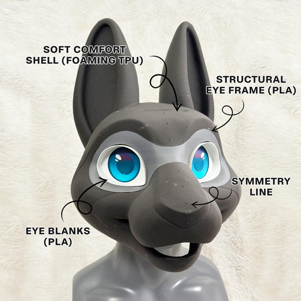 Bunny Head Base (foaming TPU)