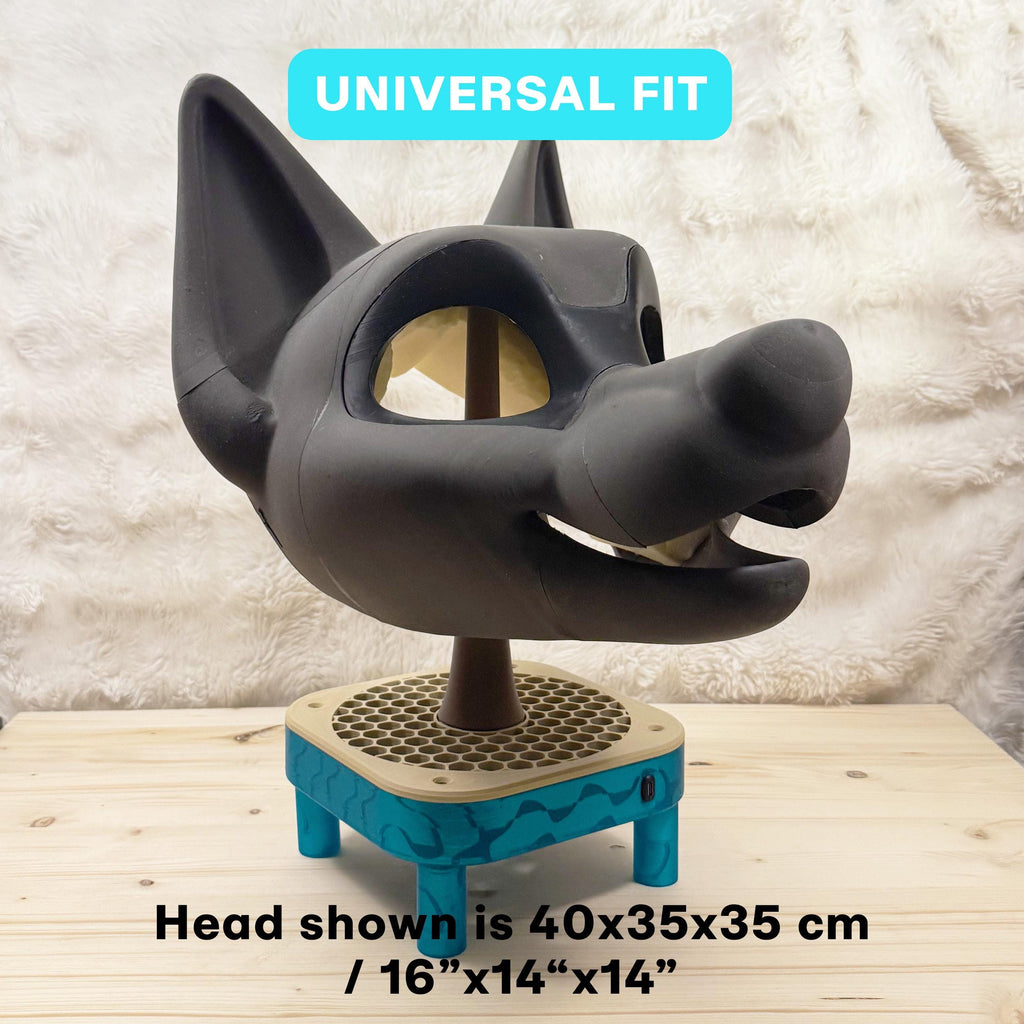 USB Fursuit Head Dryer & Stand